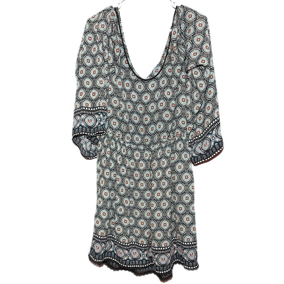 Xhilaration Woman’s Sheer 3/4 Sleeve Off- Shoulder Blouse Dress Size XXL - Picture 6 of 9